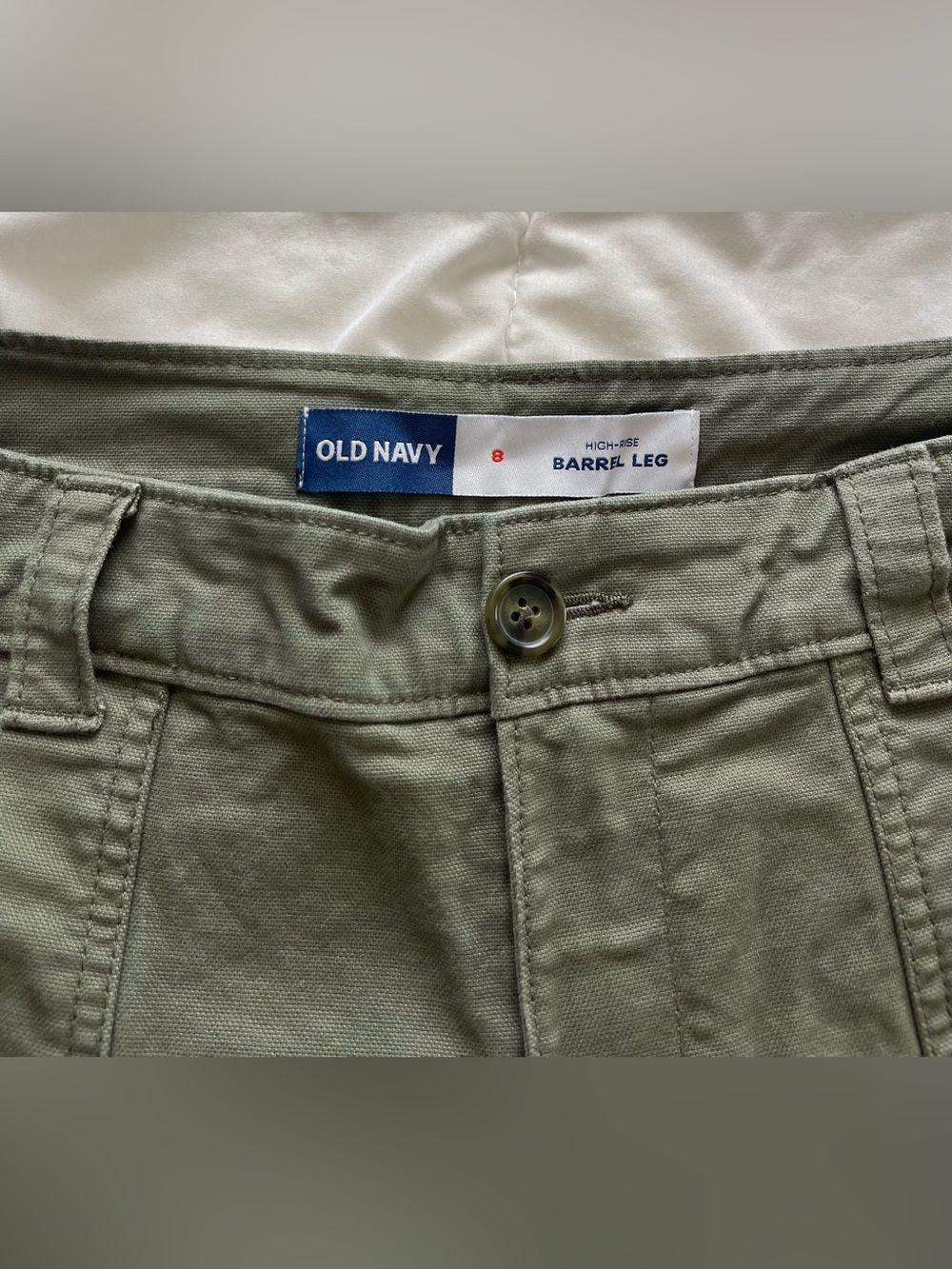 Old Navy Woman’s Barrel Leg Pants - Picture 2 of 5